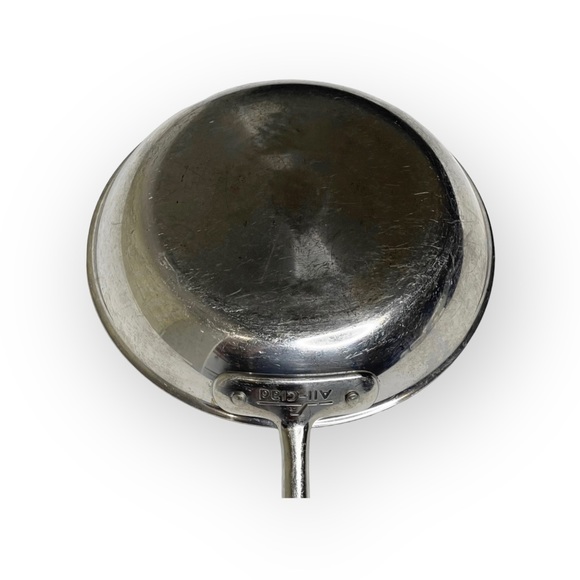 All Clad ★ Polished Stainless Steel 10 Inch Fry Pan ★ Professional Cookware ★ - Picture 9 of 16